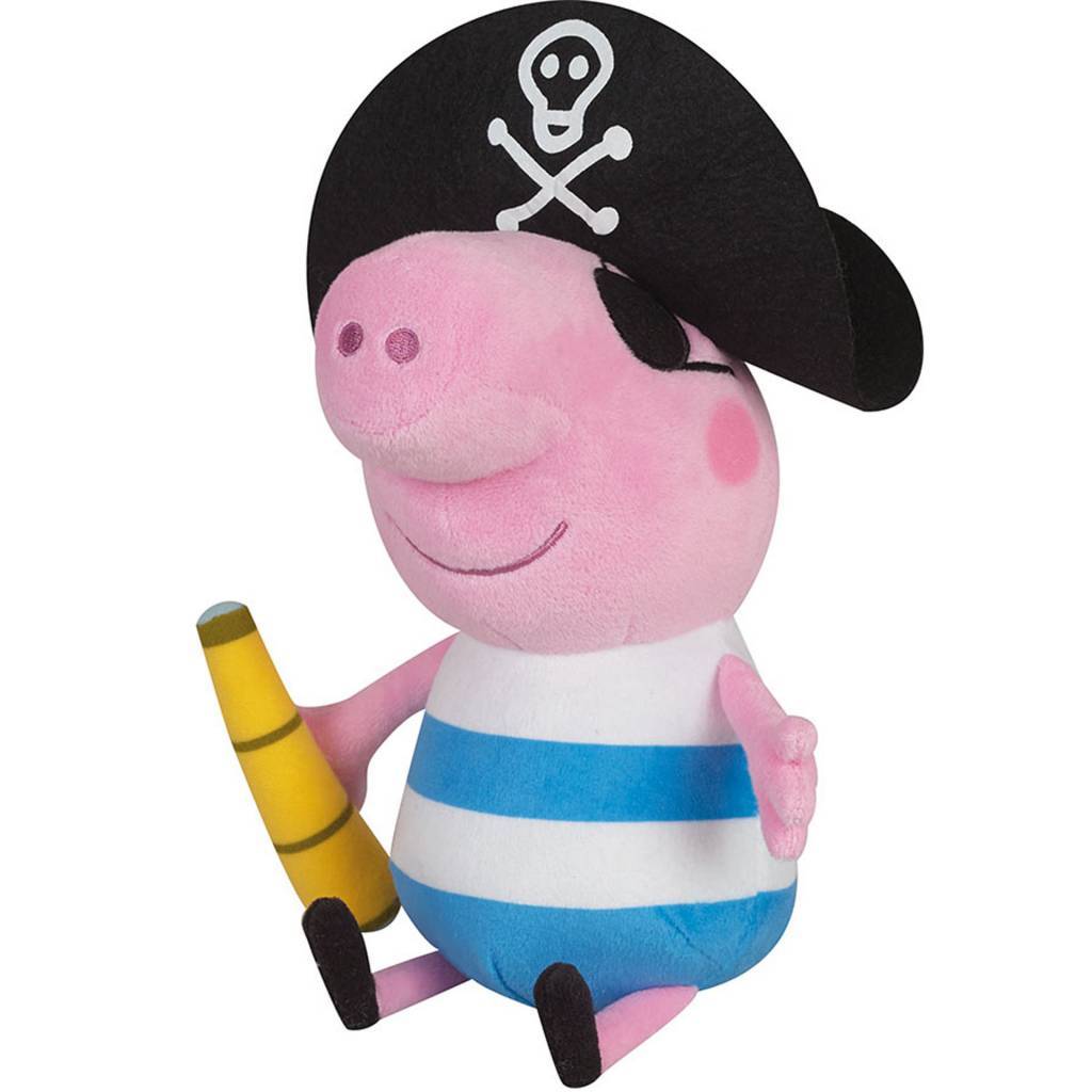 Overeenstemming Leer Kast Peppa Pig – George Piraat knuffel 25 cm | Vet Cool Shops