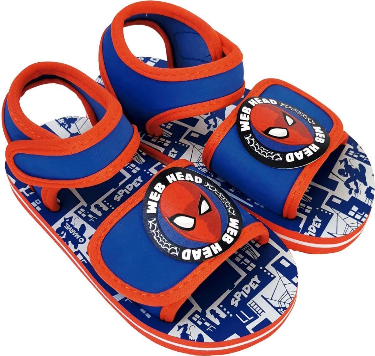 markt palm onderwerp Marvel Spiderman Sandalen | Vet Cool Shops