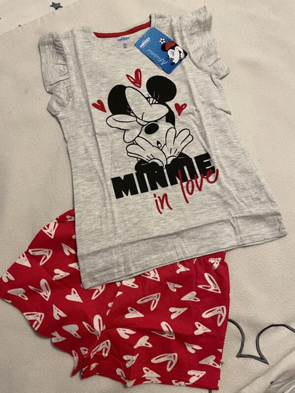 Disney Minnie Mouse zomer setje korte broek en shirt - Afbeelding 3