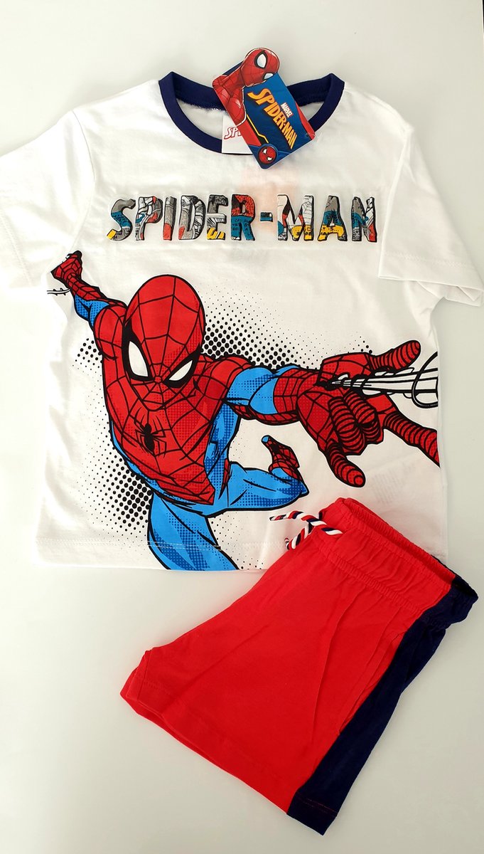 Veroorloven leeuwerik Schat Spiderman Kledingset T-shirt en korte broek | Vet Cool Shops